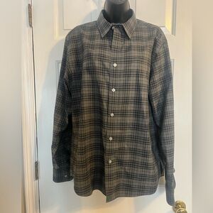 UNTUCKit Gray Plaid Button-Up Shirt